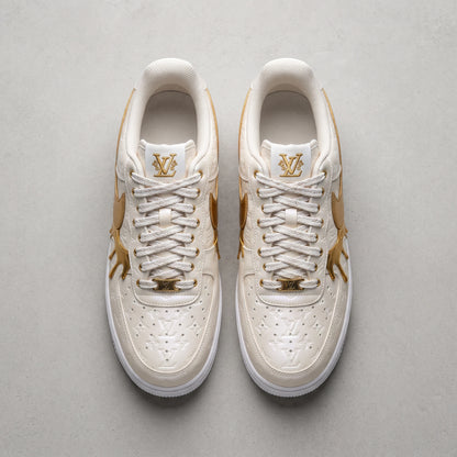 Custom Sneaker Monogram 24K Gold Drip Lows