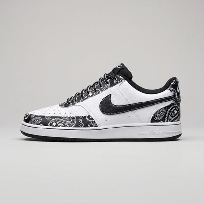 Custom Sneaker Paisley Bandana Monochrome Lows