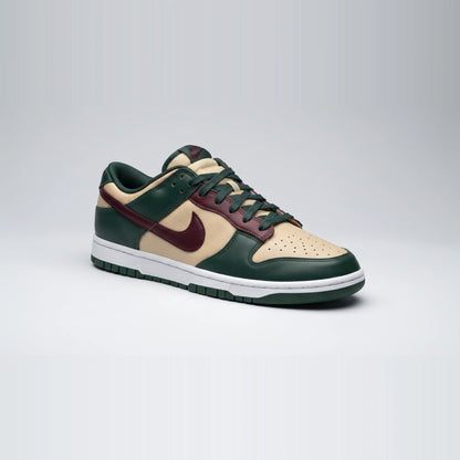 Custom Sneaker Pine Forest & Burgundy Wine