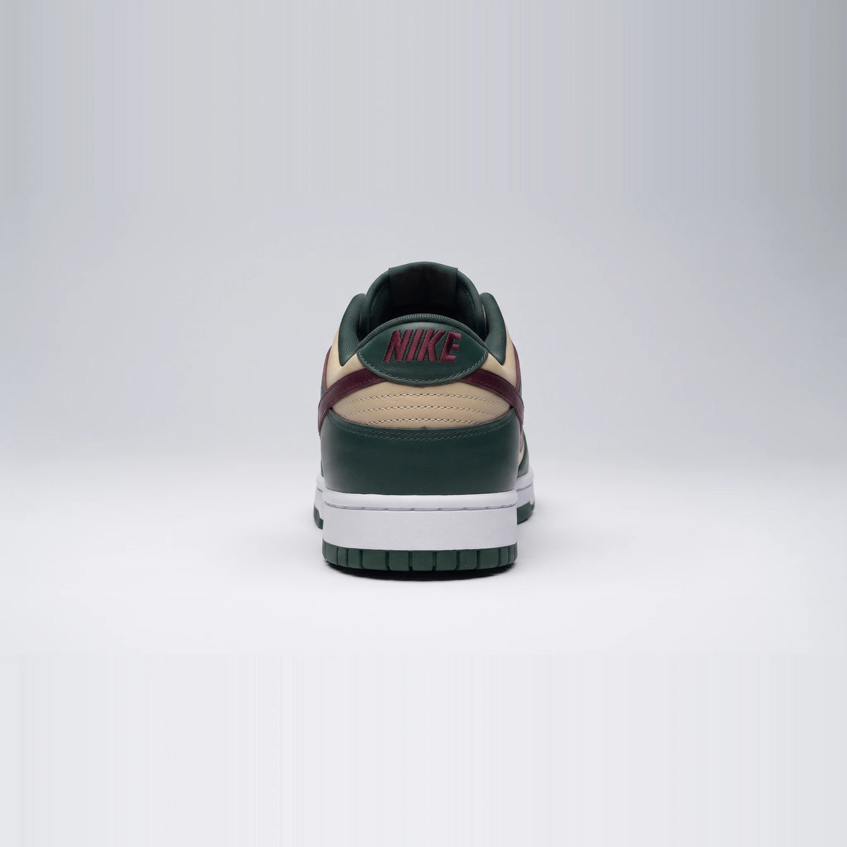 Custom Sneaker Pine Forest & Burgundy Wine