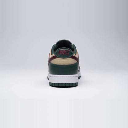 Custom Sneaker Pine Forest & Burgundy Wine