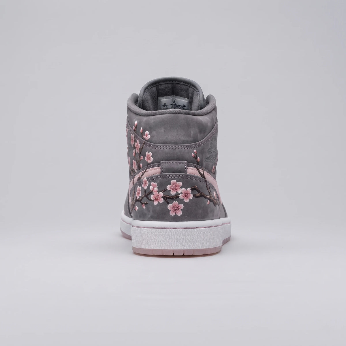 Custom Sneaker Sakura Blossom & Shadow Smoke Mids