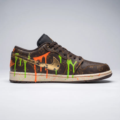 Custom Sneaker Savage Luxury Monogram Drip