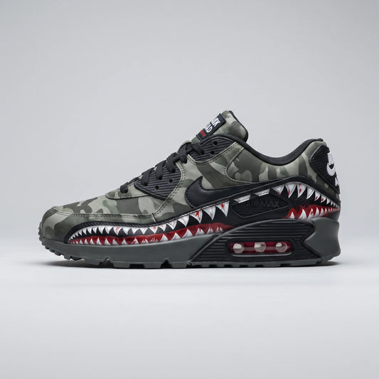 Custom Sneaker Savage Shark Jaw Lows