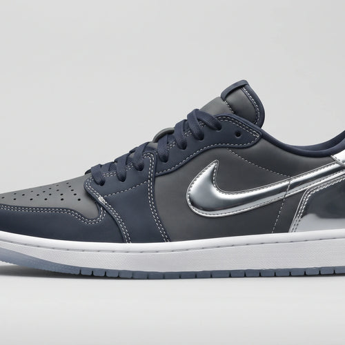 Custom Sneaker Sleek Liquid Chrome Mercury