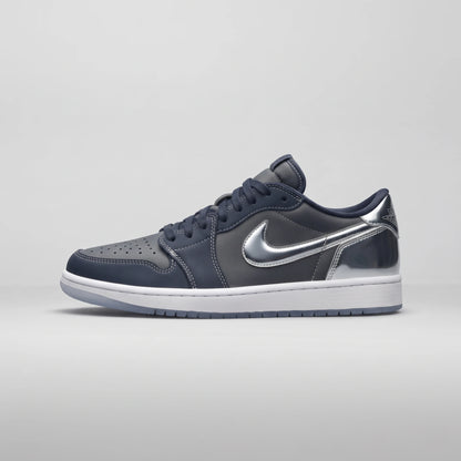 Custom Sneaker Sleek Liquid Chrome Mercury
