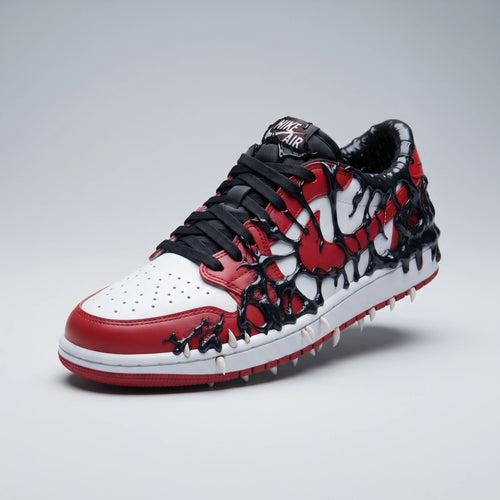 Custom Sneaker Symbiote Alien Infestation
