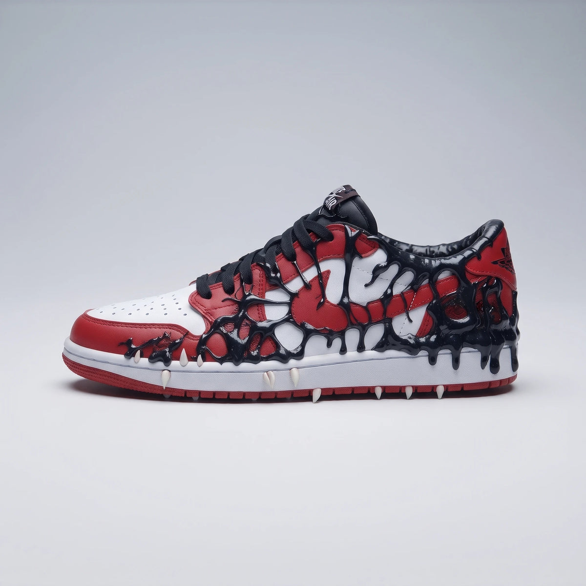 Custom Sneaker Symbiote Alien Infestation