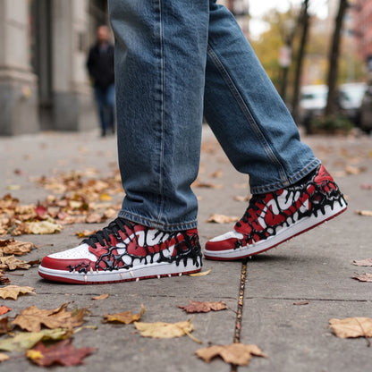 Custom Sneaker Symbiote Alien Infestation