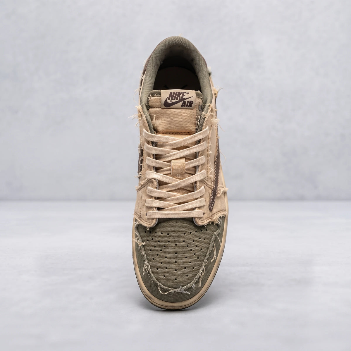 Custom Sneaker Travis Cactus Deconstructed Raw Canvas