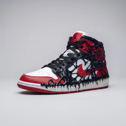 Custom Sneaker Venom Symbiote Alien Tendrils Mids