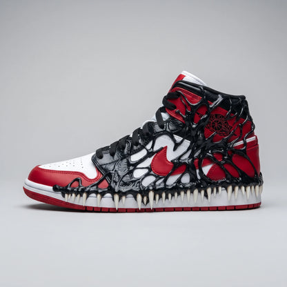 Custom Sneaker Venom Symbiote Alien Tendrils Mids
