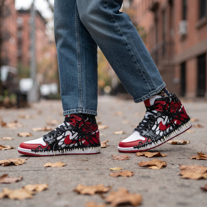 Custom Sneaker Venom Symbiote Alien Tendrils Mids