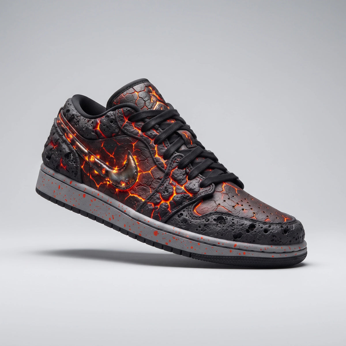 Custom Sneaker Volcanic Magma & Molten Lava