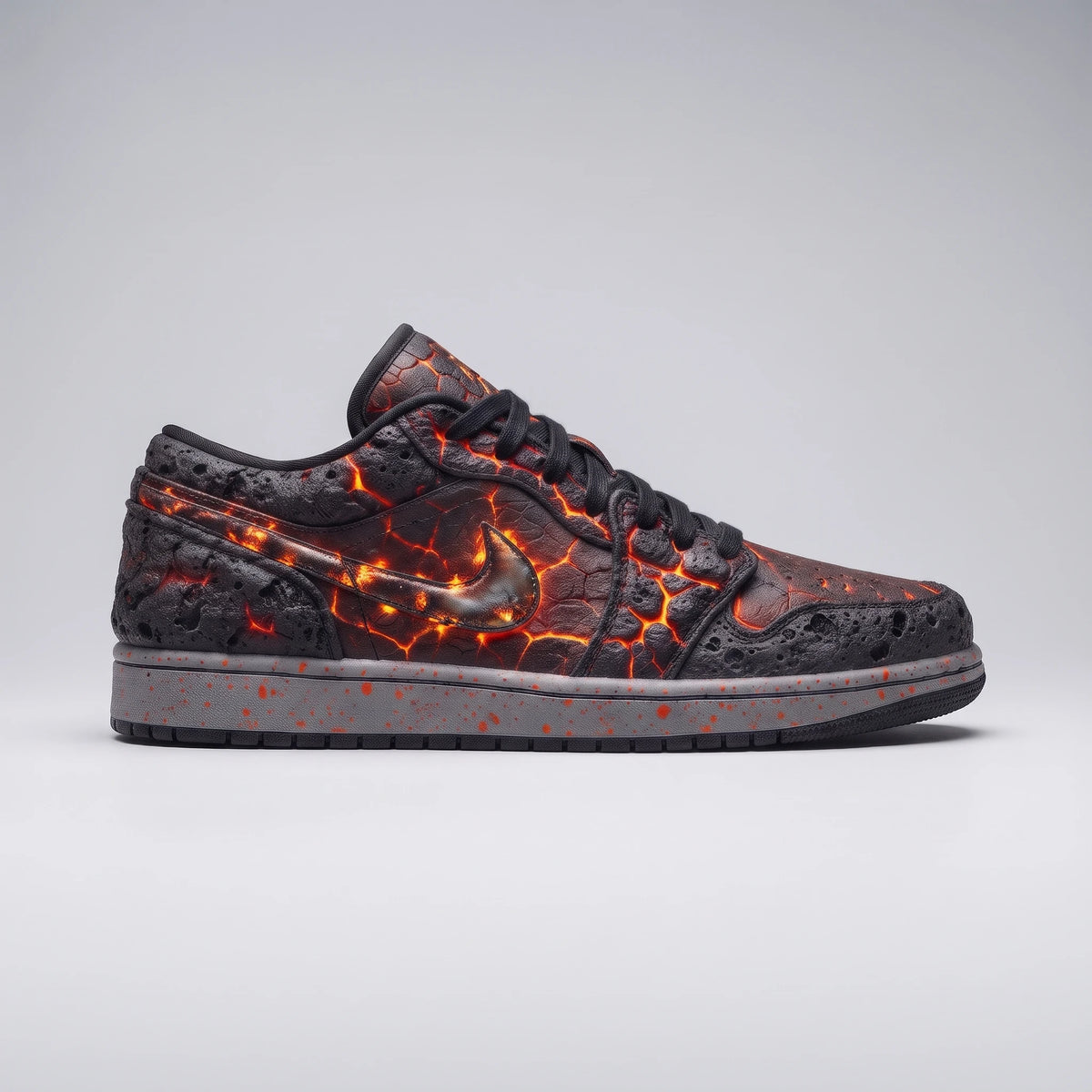Custom Sneaker Volcanic Magma & Molten Lava