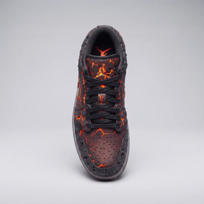 Custom Sneaker Volcanic Magma & Molten Lava