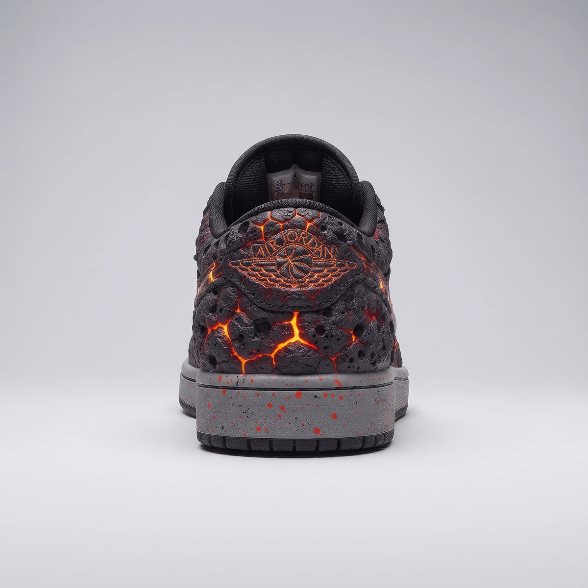 Custom Sneaker Volcanic Magma & Molten Lava